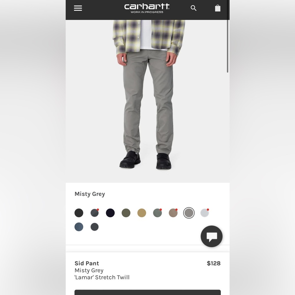 Carhartt wip sid pants